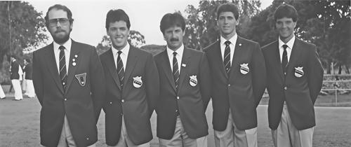 Carlos Plaza, Francisco Alvarado, Vicente Amengual, Carlos Larrain, Henrique Lavie